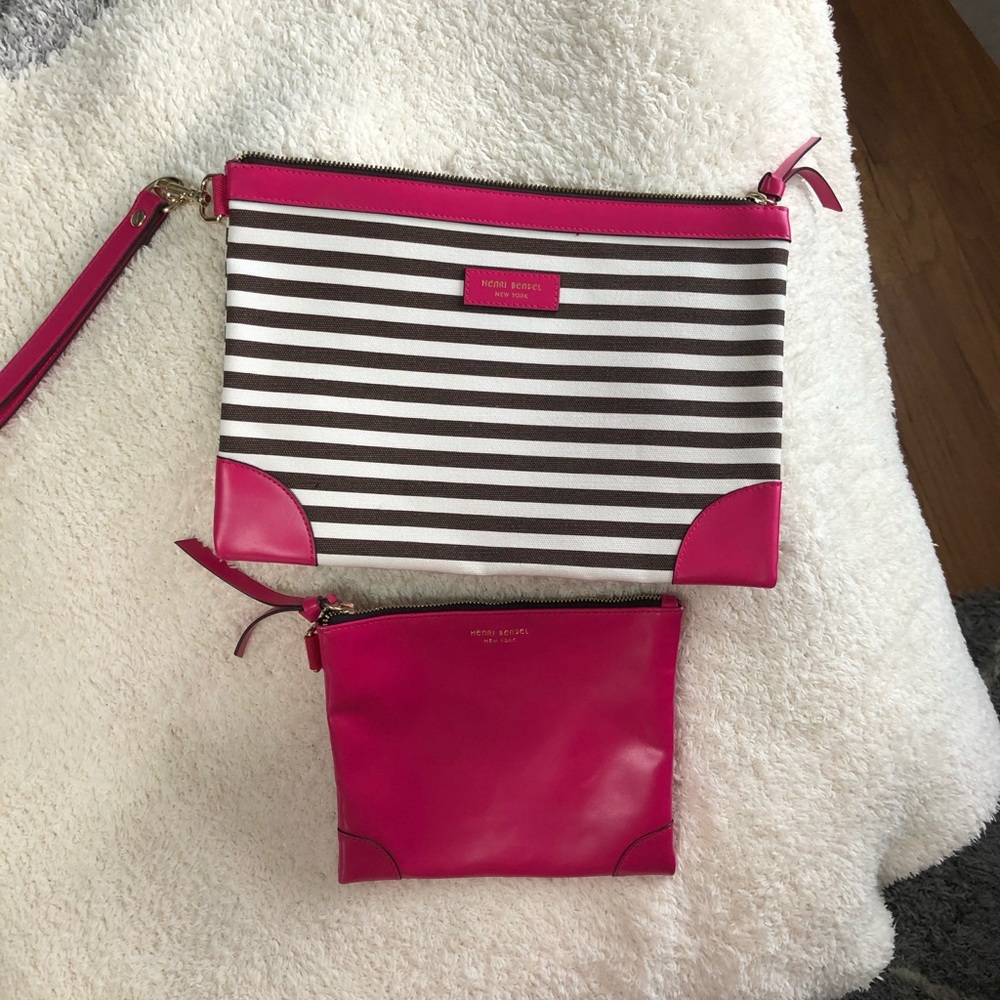 2 Henri Bendel wristlet/organize/travel bags